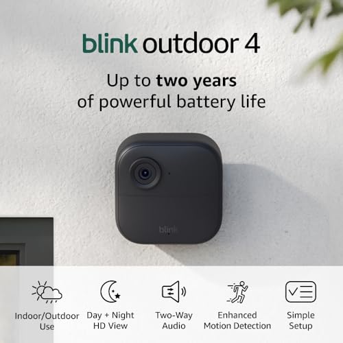 Blink Outdoor 4 (newest model) Wire-free Smart Security Camera