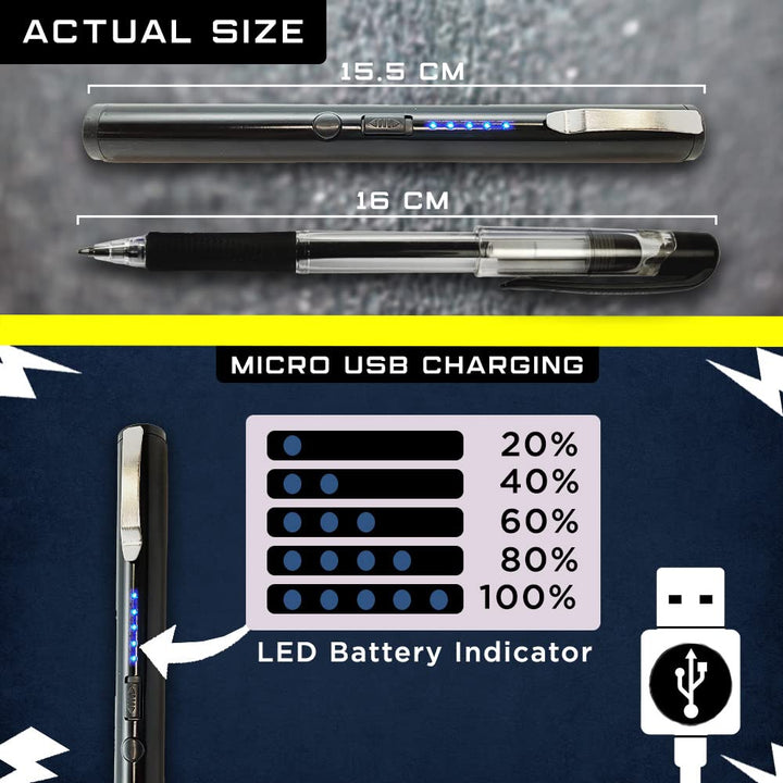 Streetwise Pain Pen for Self Defense - USB Rechargeable