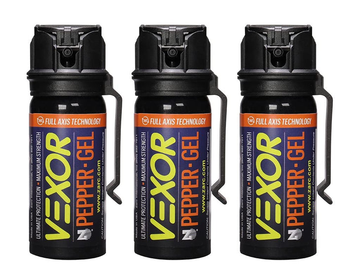 VEXOR Pepper Gel from Zarc, Max Strength Police Pepper Spray