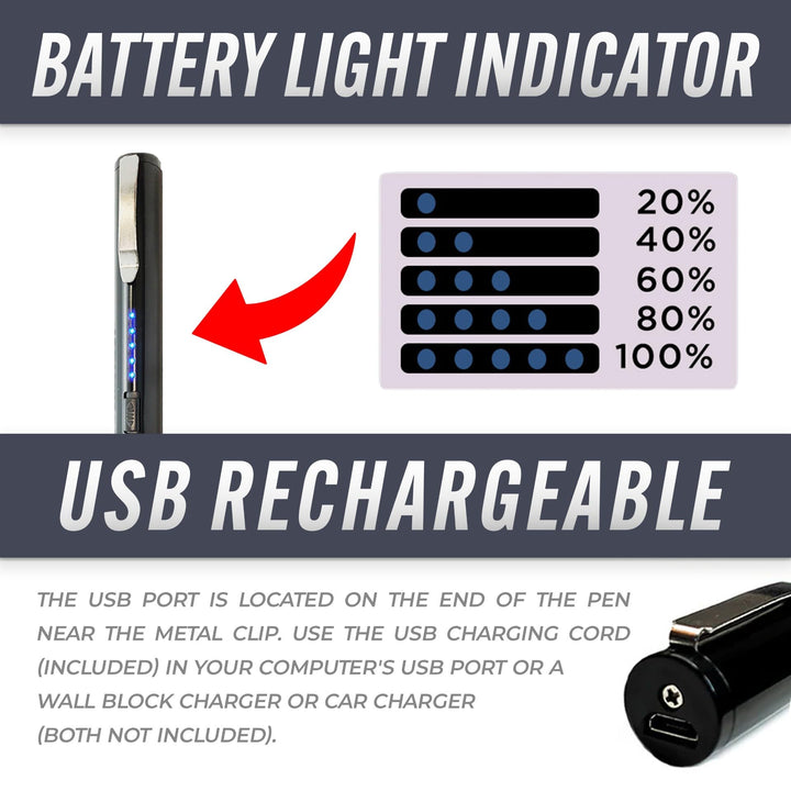 Streetwise Pain Pen for Self Defense - USB Rechargeable