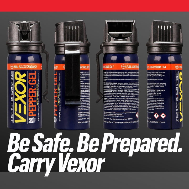 VEXOR Pepper Gel from Zarc, Max Strength Police Pepper Spray