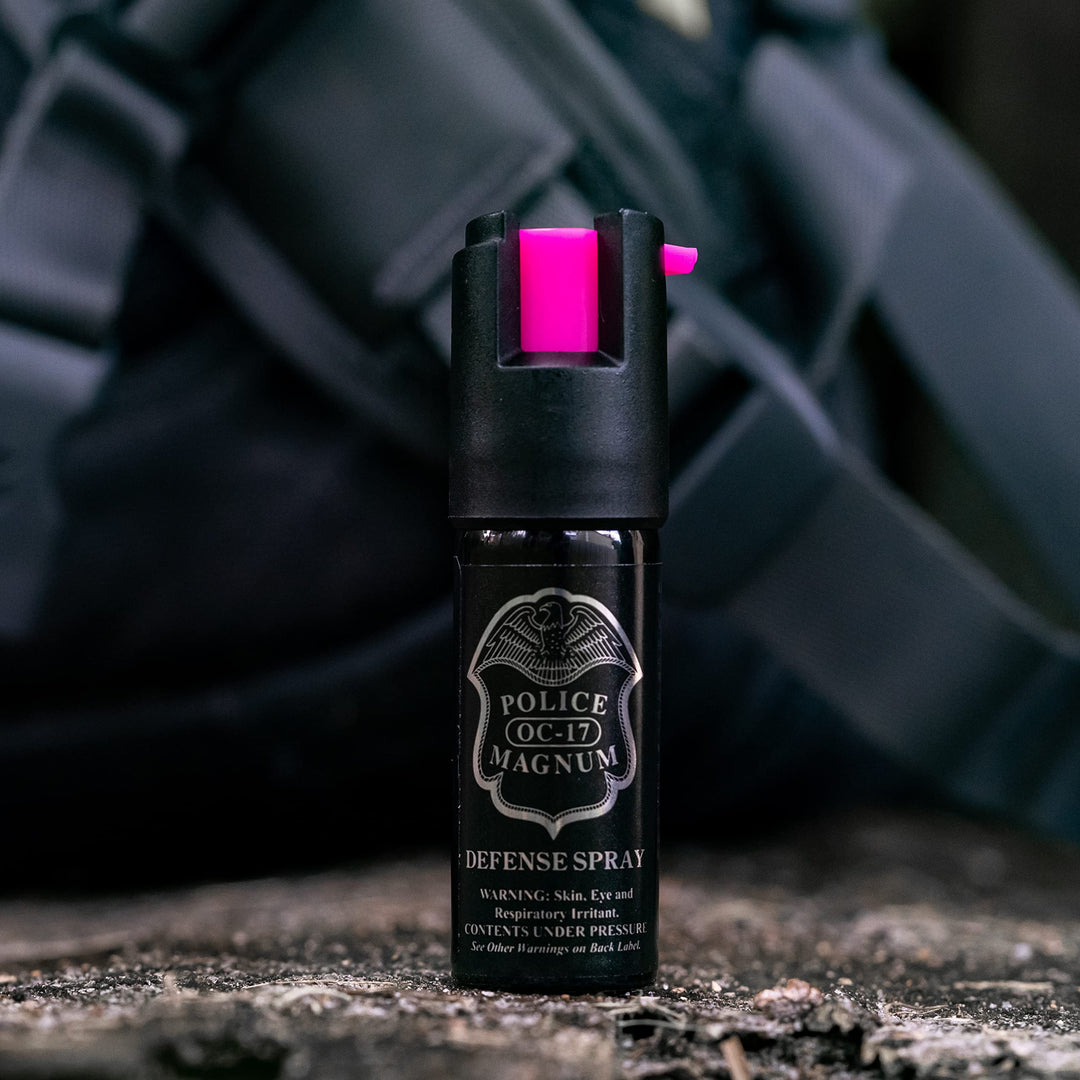 POLICE MAGNUM Mini Pepper Spray Self Defense Canisters