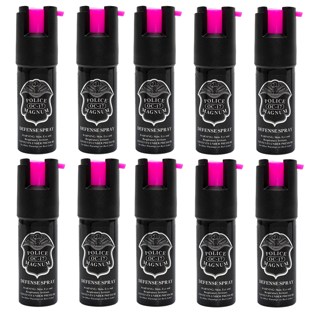 POLICE MAGNUM Mini Pepper Spray Self Defense Canisters